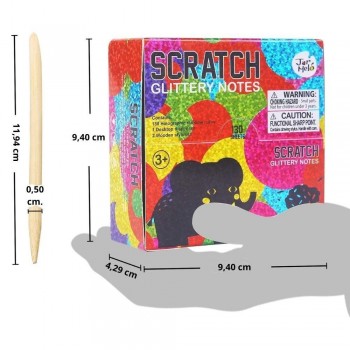 Set de Notas Scratch Art RAINBOW HOLOGRAPHIC