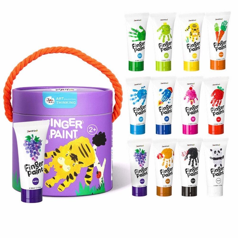 Bote pintura de dedos (12 ud.)