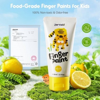 Bote pintura de dedos (12 ud.)