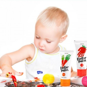 Bote pintura de dedos (12 ud.)