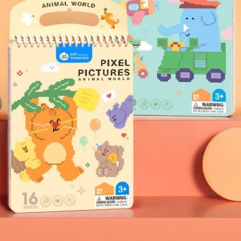 Cuaderno Pixel Art ANIMAL WORLD