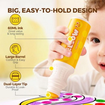 Set creativo marcadores de puntos (6 ud.)