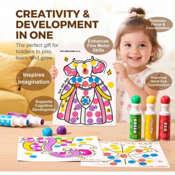 Set creativo marcadores de puntos (6 ud.)