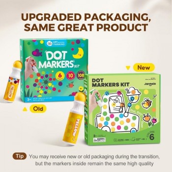 Set creativo marcadores de puntos (6 ud.)