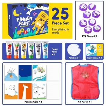 Set creativo pintura de dedos - MAGIC BOX