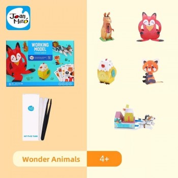 Kit Creativo Papiroflexia 3D WONDER ANIMALS