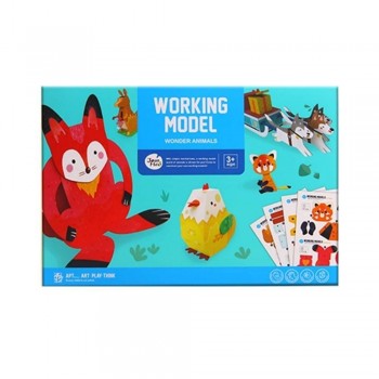 Kit Creativo Papiroflexia 3D WONDER ANIMALS