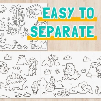 Papel adhesivo tematizado DINOSAUR ADVENTURES