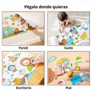 Papel adhesivo tematizado ANIMAL STORIES