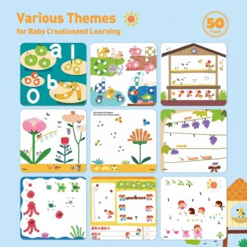 Libro creativo con pintura - A LIVELY FOREST