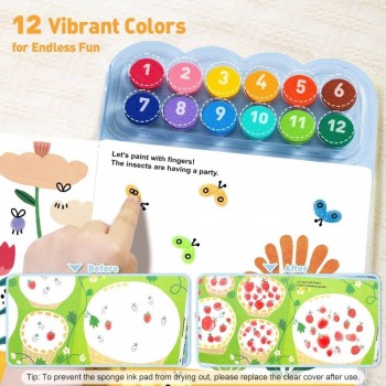 Libro creativo con pintura A LIVELY FOREST