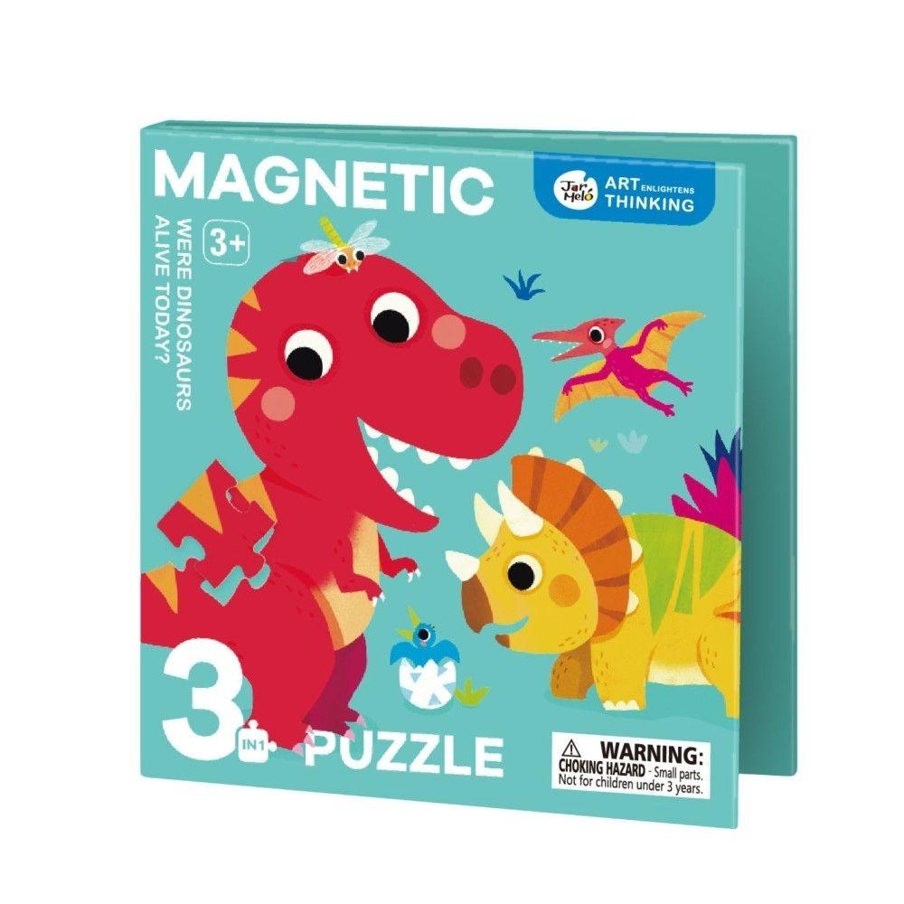 Puzzle magnético 3 en 1 - DINOS