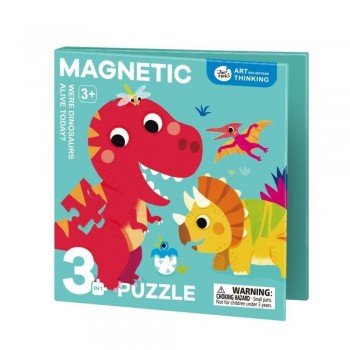 Puzzle magnético 3 en 1 - DINOS