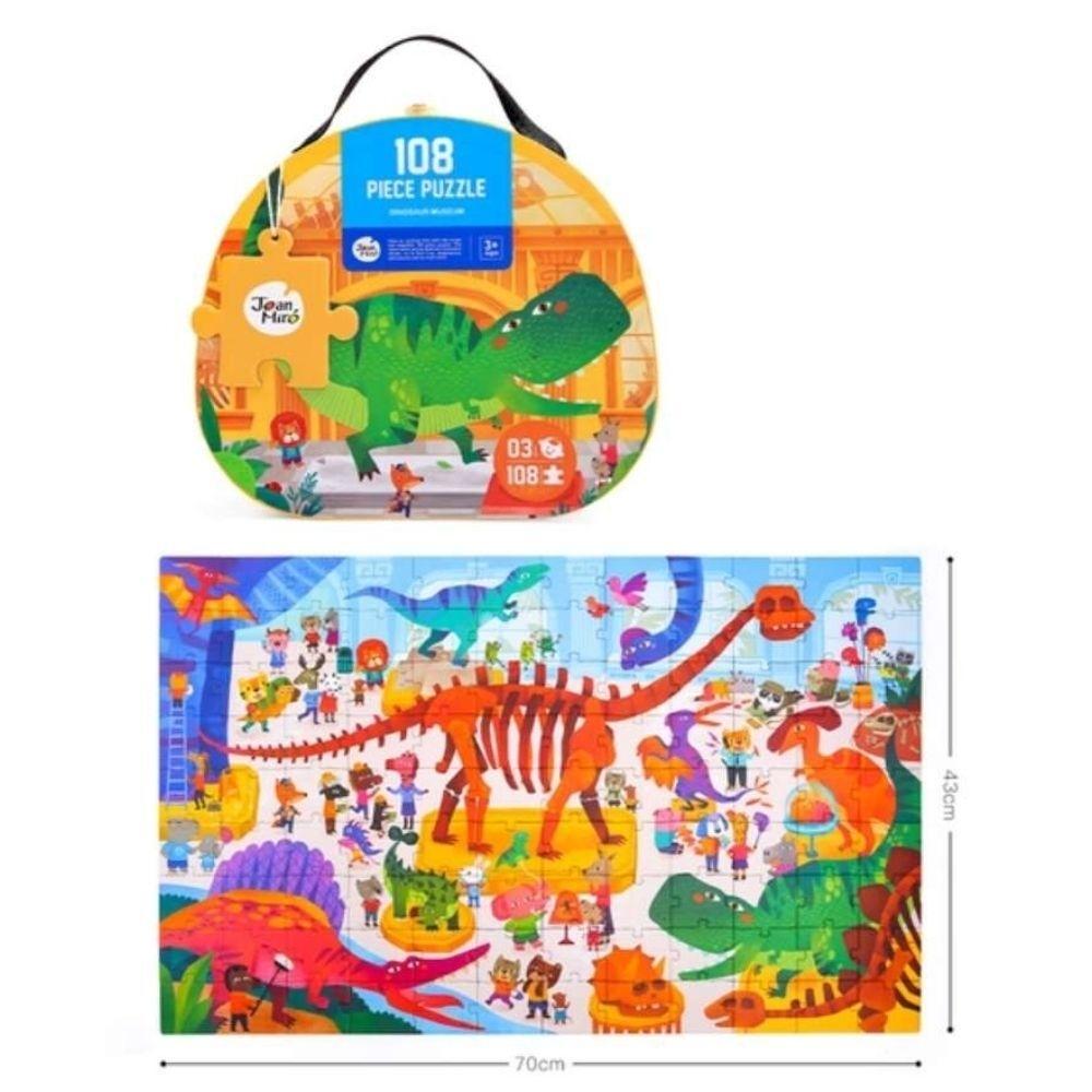 Maletín Puzzle 108 piezas DINOSAUR MUSEUM