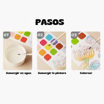 Cuaderno con acuarelas DINOSAUR ADVENTURES