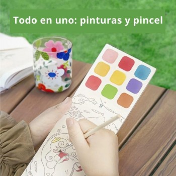 Cuaderno con acuarelas PET PARTIES