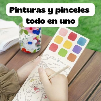 Cuaderno con acuarelas PET PARTIES