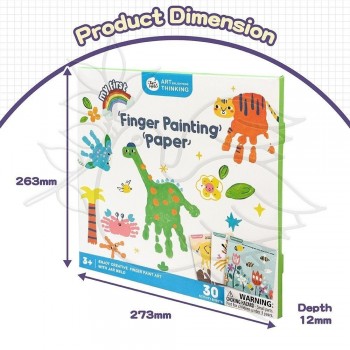 Cuaderno para pintura de dedos