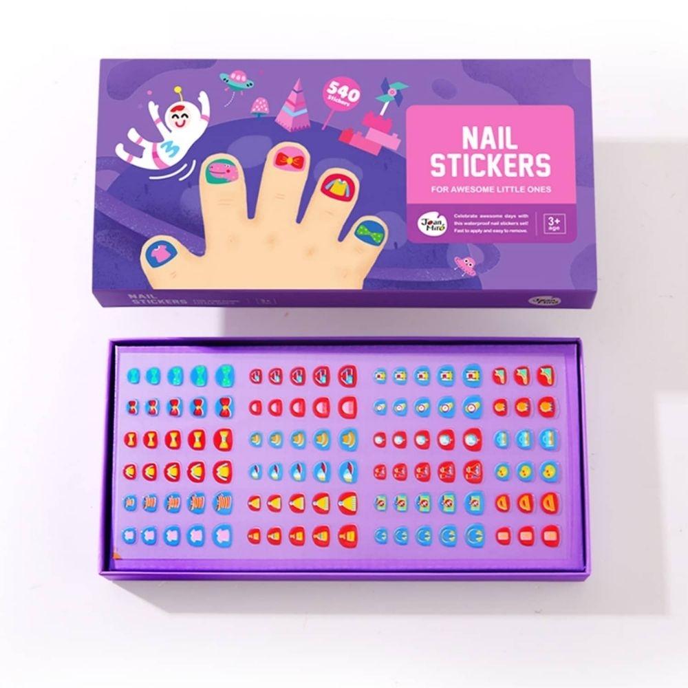 Set 540 Stickers waterproof para uñas AWESOME LITTLE ONES