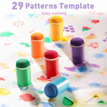 Libro creativo con pintura - FINGERTIP STAMP FUN