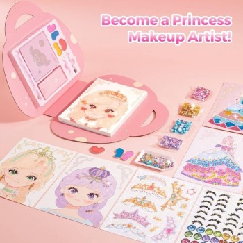 Kit Creativo 4 en1 Maquillaje y Manualidades PRINCESS GLAM