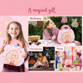 Kit Creativo 4 en1 Maquillaje y Manualidades PRINCESS GLAM