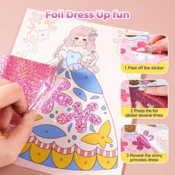 Kit Creativo 4 en1 Maquillaje y Manualidades PRINCESS GLAM
