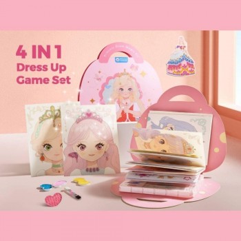 Kit Creativo 4 en1 Maquillaje y Manualidades PRINCESS GLAM