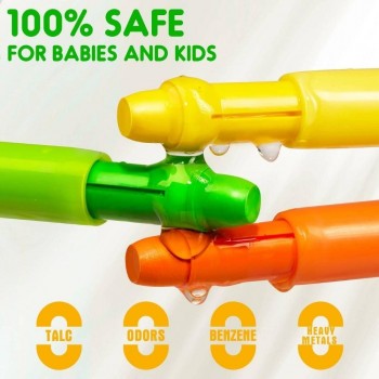 Crayón ultra suave lavable (12 ud.)