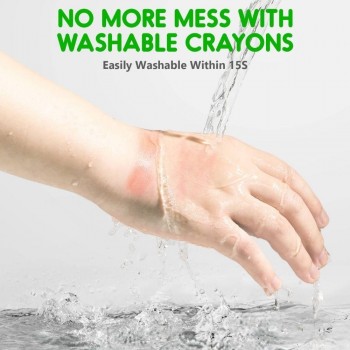 Crayón ultra suave lavable (12 ud.)