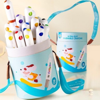 Crayón ultra suave lavable (24 ud.)