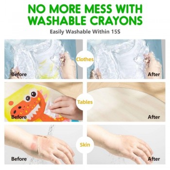 Crayón ultra suave lavable (24 ud.)