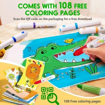 Crayón ultra suave lavable (24 ud.)