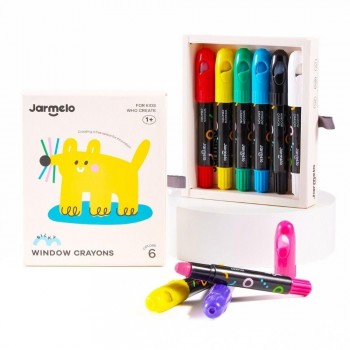 Crayones para cristal, azulejos y papel (6 ud.)