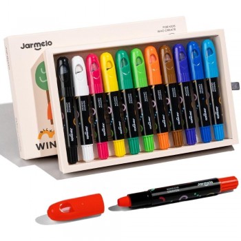 CAja 12 Crayones para cristal, azulejos y papel