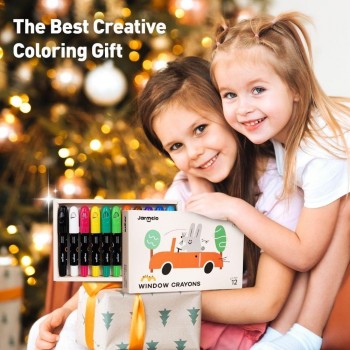 Crayones para cristal, azulejos y papel (12 ud.)