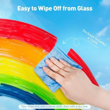 Crayones para cristal, azulejos y papel (12 ud.)