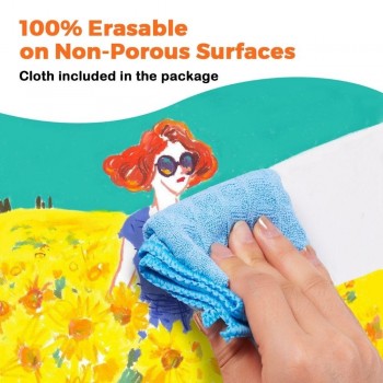 Crayones para cristal, azulejos y papel (12 ud.)