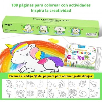 Papel adhesivo tematizado TRANSPORT TREK