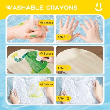 Crayones BANANA de cera de abeja (12 ud.)