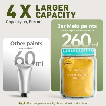 Pintura vegetal en polvo natural (6 colores)