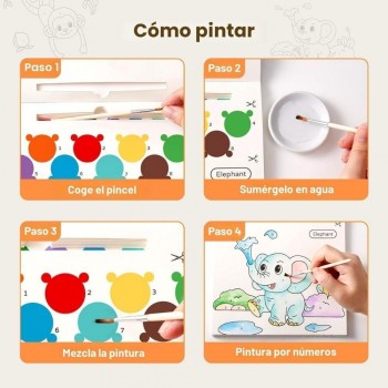 Cuaderno con Acuarela THE ANIMAL STORY