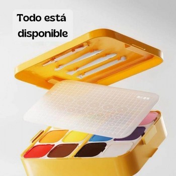 Caja de arcilla y utensilios (12 colores)