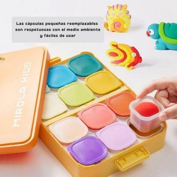 Caja de plastilina de secado al aire CAPSULE CLAY
