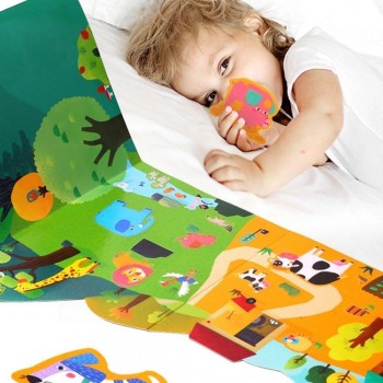 Libro Pegatinas Reutilizables ANIMAL PLACE