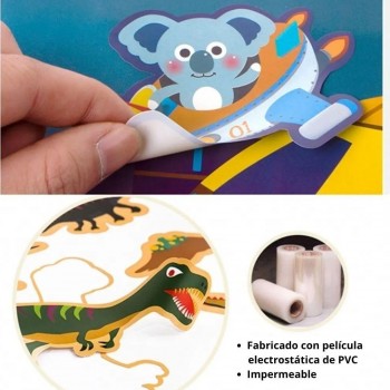 Libro Pegatinas Reutilizables ANIMAL PLACE
