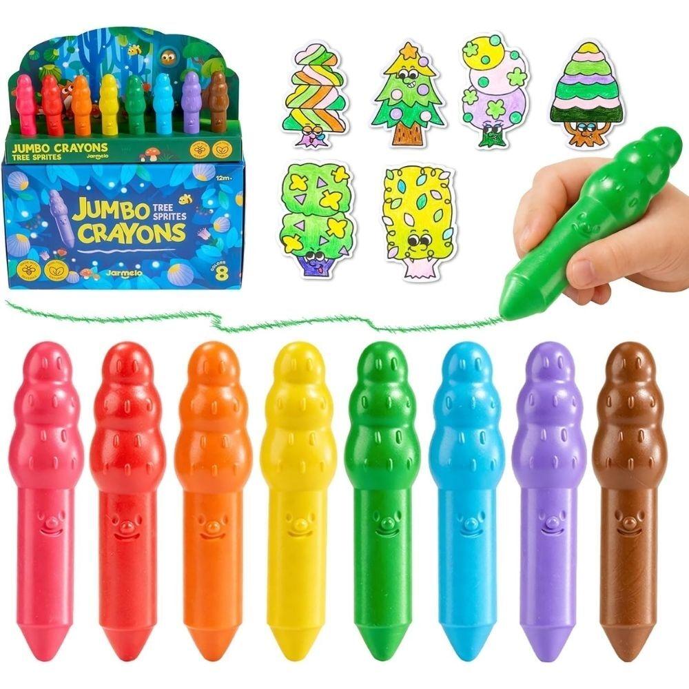 -Caja Crayones TREE de cera de abeja (8 colores)