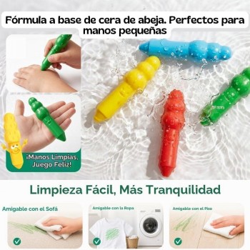 -Caja Crayones TREE de cera de abeja (8 colores)