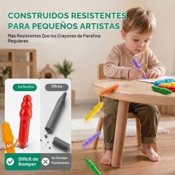 -Caja Crayones TREE de cera de abeja (8 colores)