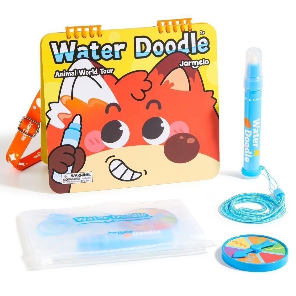 Cuaderno colorea con agua ANIMAL WORLD TOUR